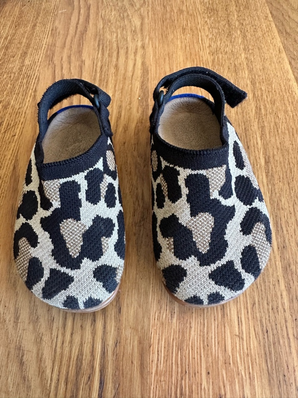 Rothy's Kids Leopard Knit Slip-On Clogs in Leopard Print